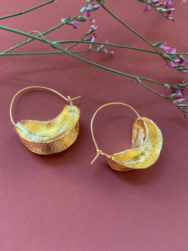 Boucles d’oreilles-Byzan-laiton-or-maroc-bijoux-marrakech-grenade-or-cadeau-créole-grenade