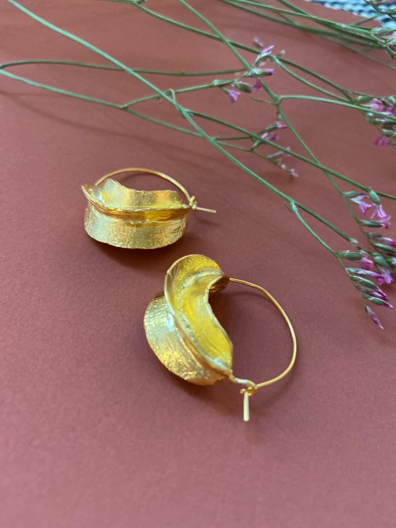 Boucles d’oreilles-Byzan-laiton-or-maroc-bijoux-marrakech-grenade-or-cadeau-créole-grenade